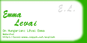 emma levai business card