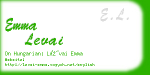 emma levai business card